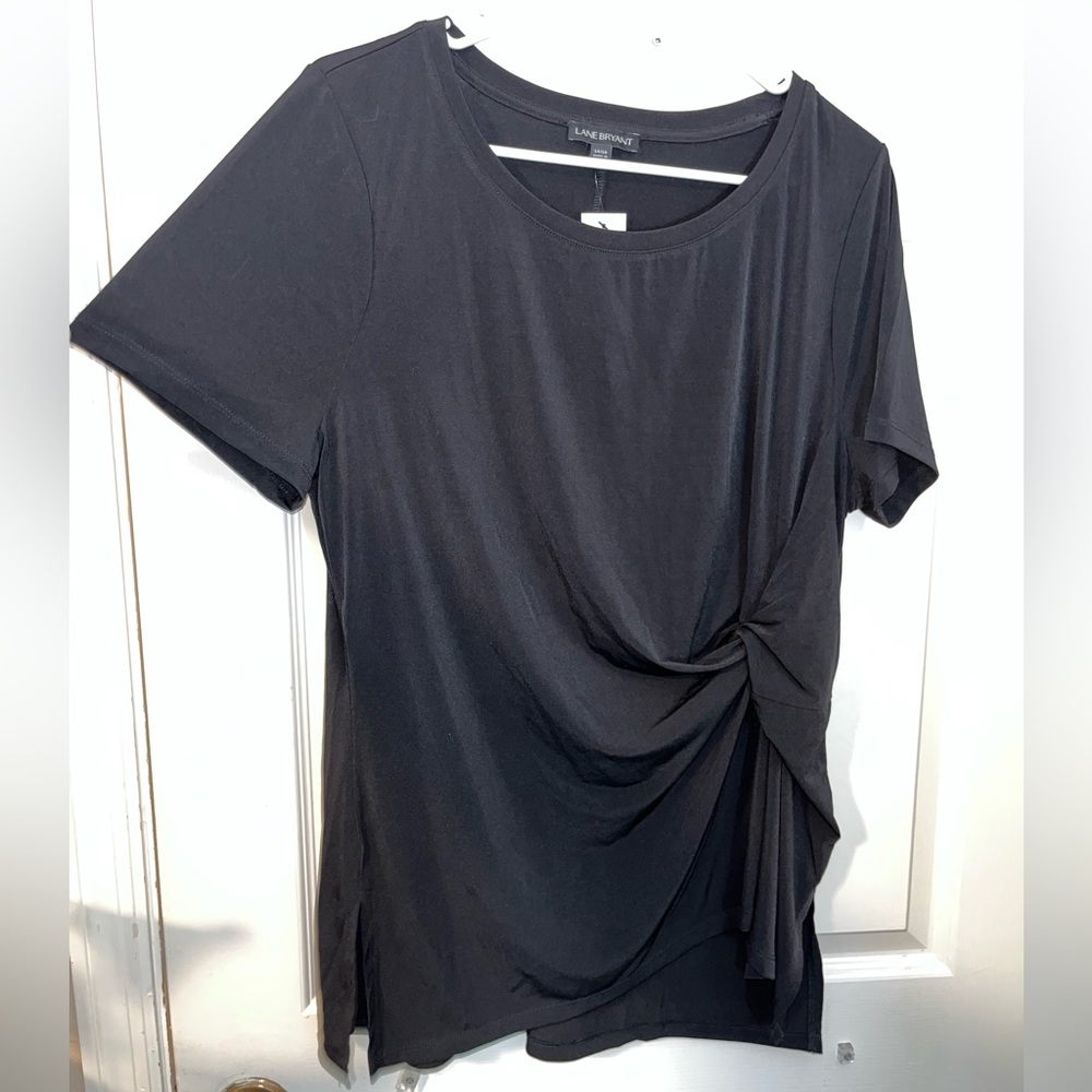 Lane Bryant Black Blouse Sz 14/16